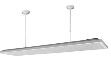 全塑白色格栅LED教室灯